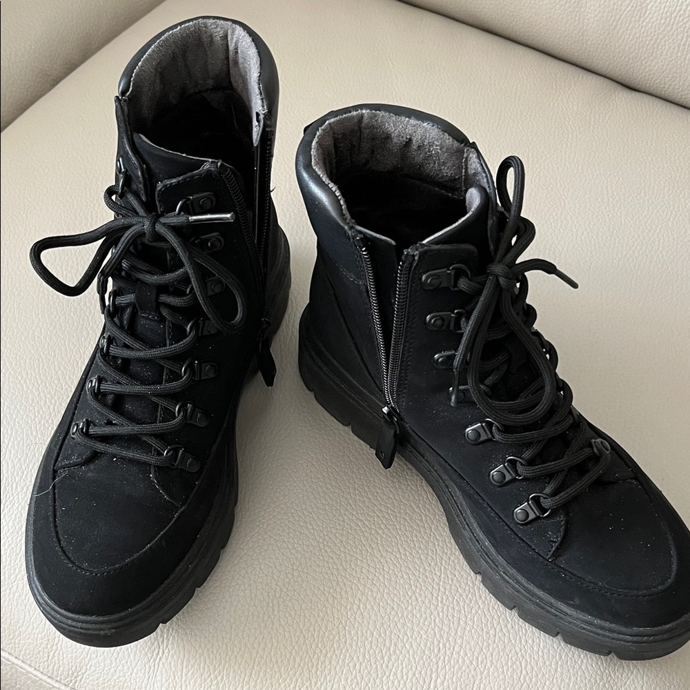 Dr. Scholl's Black Platform Shoes
